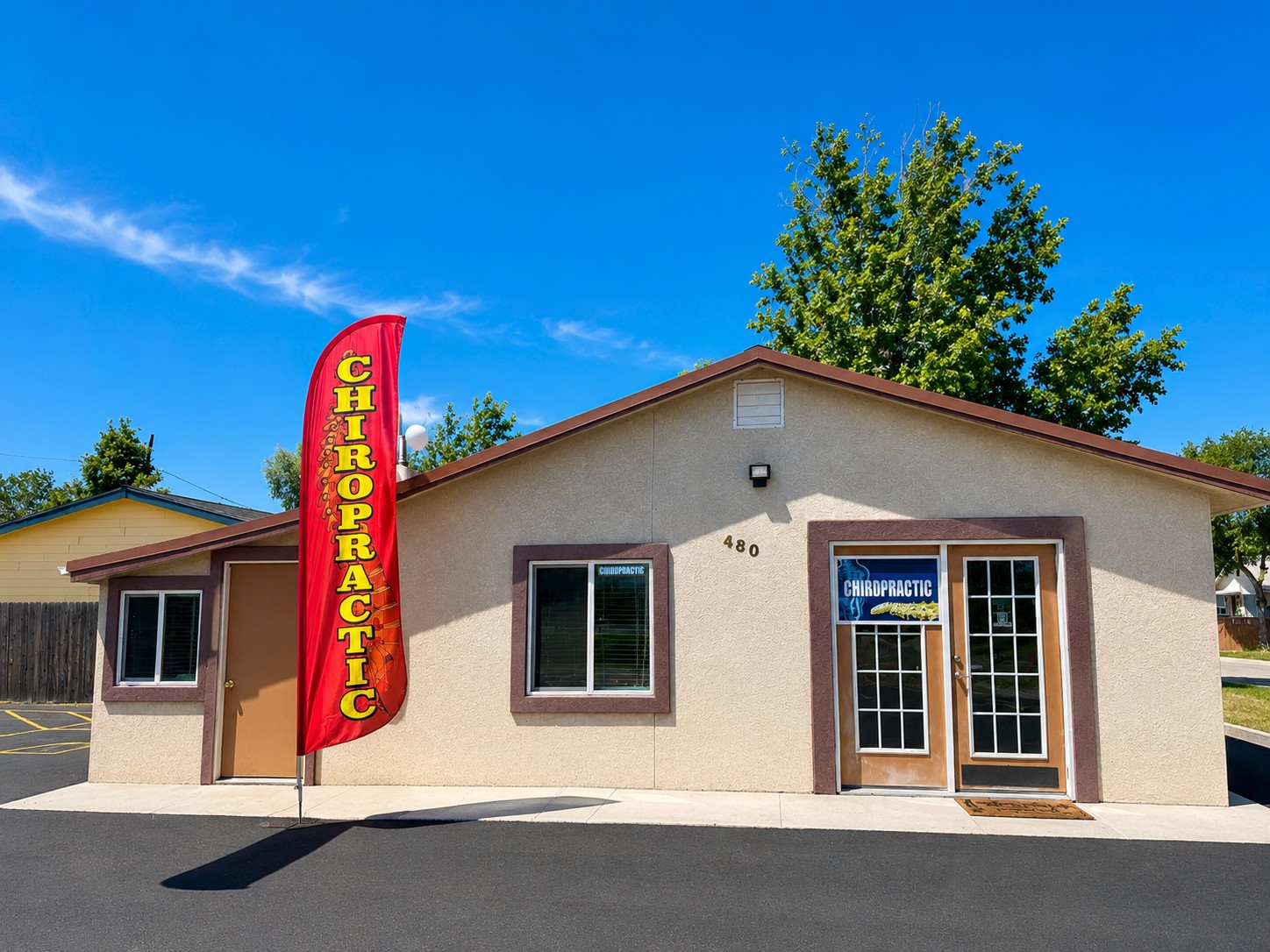 Lewis Chiropractic office at 480 S. Broad Street, Battle Mountain, NV